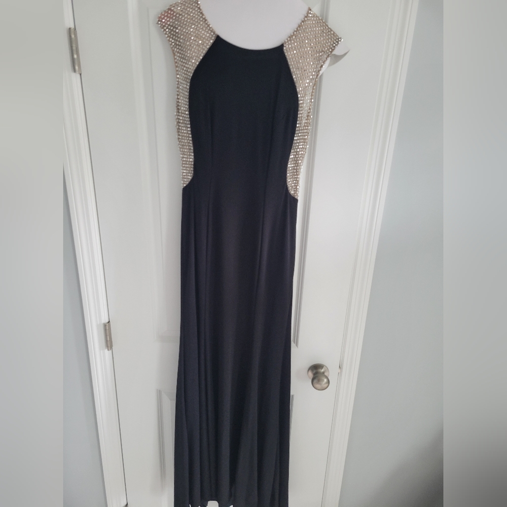 Xscape Black Gown